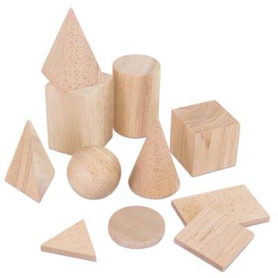 Geometriekörper und Grundflächen, 11-tlg. Satz