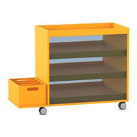 Flexeo® Musikwagen mit Aufkantung und 3 Auszügen, mit Boomwhackers®-Box – Bild 3
