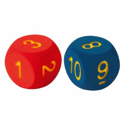 Schaumstoffwürfel - Ziffernwürfel