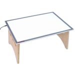 Set: Großer Leuchttisch inkl. Boden-Klapptisch - Set Grosser Leuchttisch inkl Boden Klapptisch 100491 a ZN