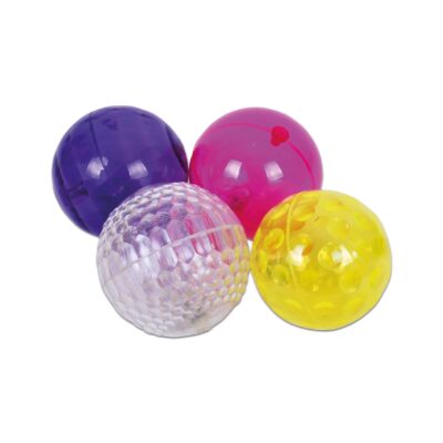 Set mit 4 Sensorik-Bällen mit Leuchteffekt