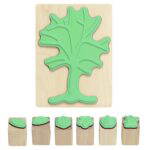 Holzstempel „Jahreszeitenbaum“ 7tlg. - Stempelset Jahreszeitenbaum E 769338 a ZN