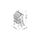 Spielturm GIANT Villa - giant 1 villa without slide dp new