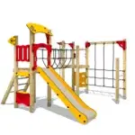 Klettergerüst Kindergarten mit Rutsche und Netzbrücke Wickey PRO Magic Pride - w pro magic basic pride plus 1000250 1 2