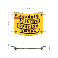 Motorikwand Wickey PRO Educate Alphabet – Bild 5