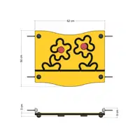 Motorikwand Wickey PRO Nature Flowers – Bild 5