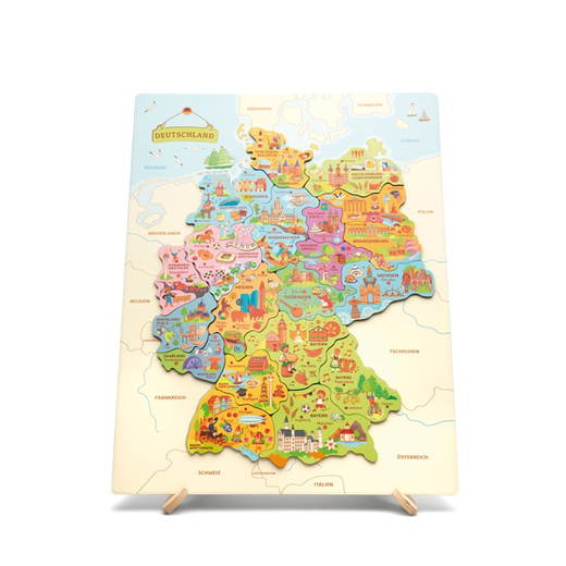 121003_1 Magnetpuzzle Landkarte Deutschland - 121003 1