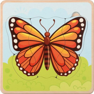 Lebenszyklen Puzzle Schmetterling