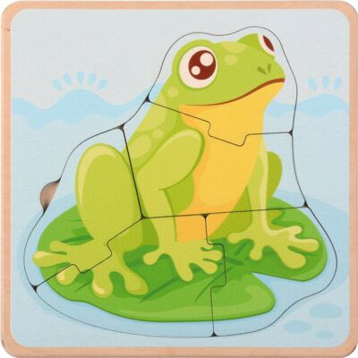 Lebenszyklen Puzzle Frosch