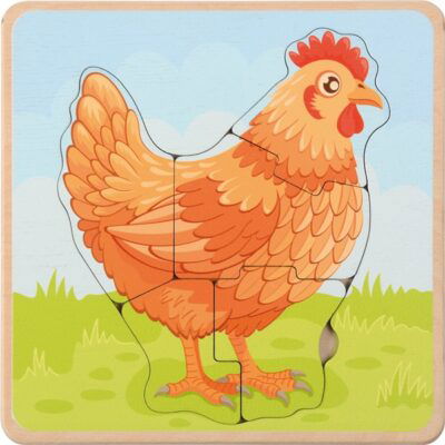 Lebenszyklen Puzzle Huhn