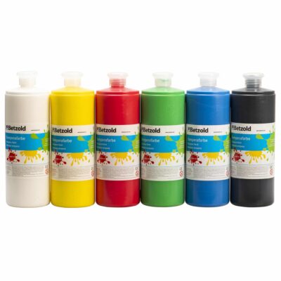 Temperafarben, 6er-Set