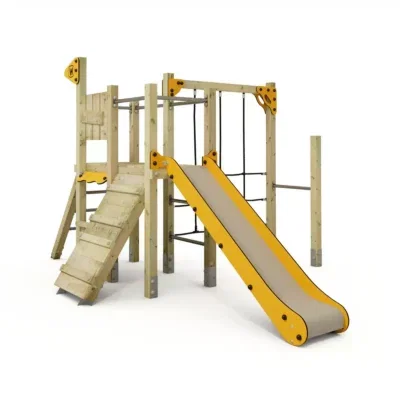 Klettergerüst mit Rutsche und Reckstange Wickey PRO MAGIC Hit