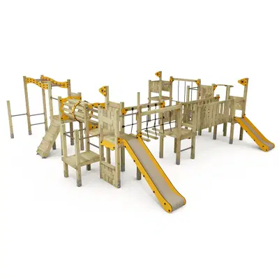 Spielplatz-Klettergerüst Wickey PRO MAGIC Marathon