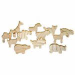 Holzfiguren Tiere 12er Set - 210052 1