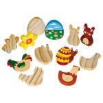 Holzfiguren Ostern 12er Set - 210054 1