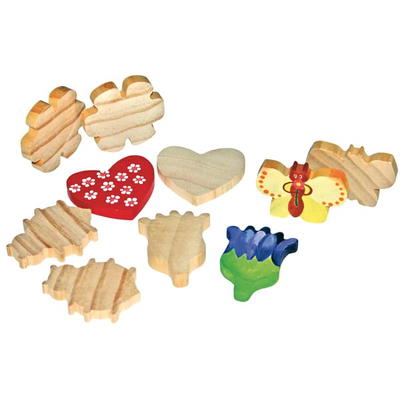 Holzfiguren Muttertag 10er Set