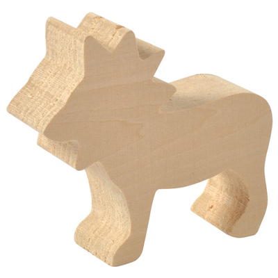 Schnitzholz Zootiere 3er Set
