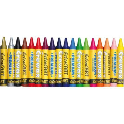 belcolART Crewax Premium Wachsmalstifte 18er Sortiment