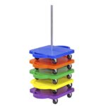 Kleine Rollbretter, 6 Stück inkl. Ständer - 33887 c