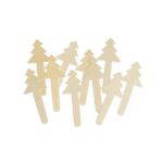 Weihnachtsbaum Holzbastelstäbchen 10er Set - 370121 1