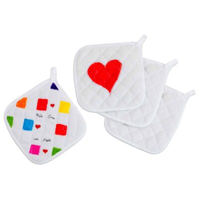 Topflappen, 4 Stück