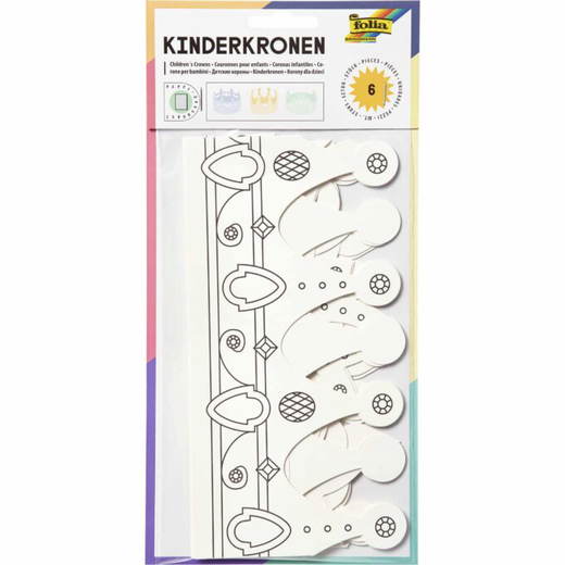 58148_c Kinderkronen-Bastelset mit 6 Kronen - 58148 c
