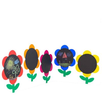 Blumen-Tafeln für in- und outdoor, 5er-Set