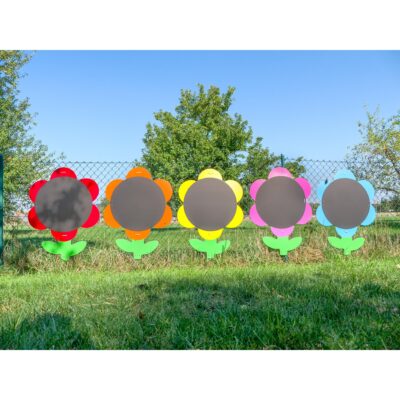 Blumen-Tafeln für in- und outdoor, 5er-Set