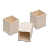 Stifthalter aus Holz, 3 Stück – Bild 5