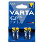 VARTA Longlife Power Micro AAA, 4 Stück - 79065 h