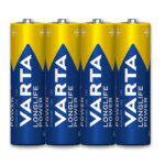 VARTA Longlife Power Mignon AA, 4 Stück - 79066 h