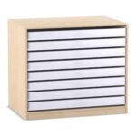 Flexeo® Papier- und Bilderschrank, 8 große Auszüge - 809086V0002 P02