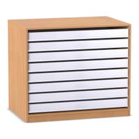 Flexeo® Papier- und Bilderschrank, 8 große Auszüge – Bild 6