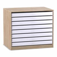 Flexeo® Papier- und Bilderschrank, 8 große Auszüge – Bild 8