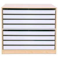 Flexeo® Papier- und Bilderschrank, 8 große Auszüge – Bild 24