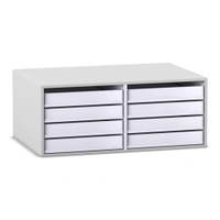 Flexeo® Aufsatz zum Papier- und Bilderschrank, 8 kleine Auszüge – Bild 19