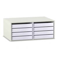 Flexeo® Aufsatz zum Papier- und Bilderschrank, 8 kleine Auszüge – Bild 21