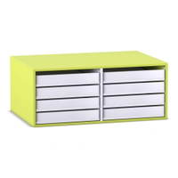 Flexeo® Aufsatz zum Papier- und Bilderschrank, 8 kleine Auszüge – Bild 15
