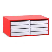 Flexeo® Aufsatz zum Papier- und Bilderschrank, 8 kleine Auszüge – Bild 11