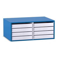 Flexeo® Aufsatz zum Papier- und Bilderschrank, 8 kleine Auszüge – Bild 17