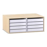 Flexeo® Aufsatz zum Papier- und Bilderschrank, 8 kleine Auszüge – Bild 3