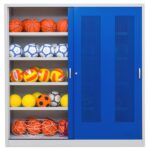 Ballschrank aus Stahl mit Schiebetüren - 84944 b