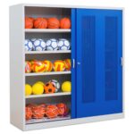 Ballschrank aus Stahl mit Schiebetüren - 84944 n