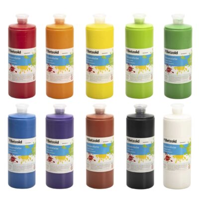 Temperafarbe, 1 l, verschiedene Farben