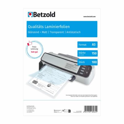 Laminierfolien DIN A3, 100 Stück