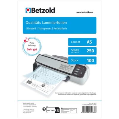 Laminierfolien DIN A5, 100 Stück