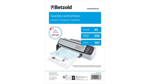 Betzold-Laminierfolien-DIN-A5-100-Stueck-E_9275_b-ZD Laminierfolien DIN A5, 100 Stück - Betzold Laminierfolien DIN A5 100 Stueck E 9275 b ZD
