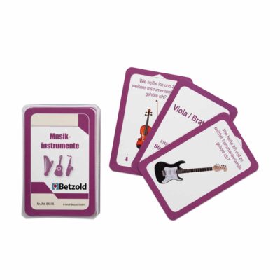 Musikinstrumente - Karten für den Magischen Zylinder