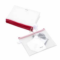 Reißverschlussbeutel, ohne PVC, 5 Stück, transparent – Bild 3