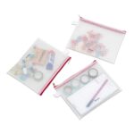 Reißverschlussbeutel, ohne PVC, 5 Stück, transparent - Betzold Reissverschlussbeutel ohne PVC 5 Stueck transparent 762691 k ZN